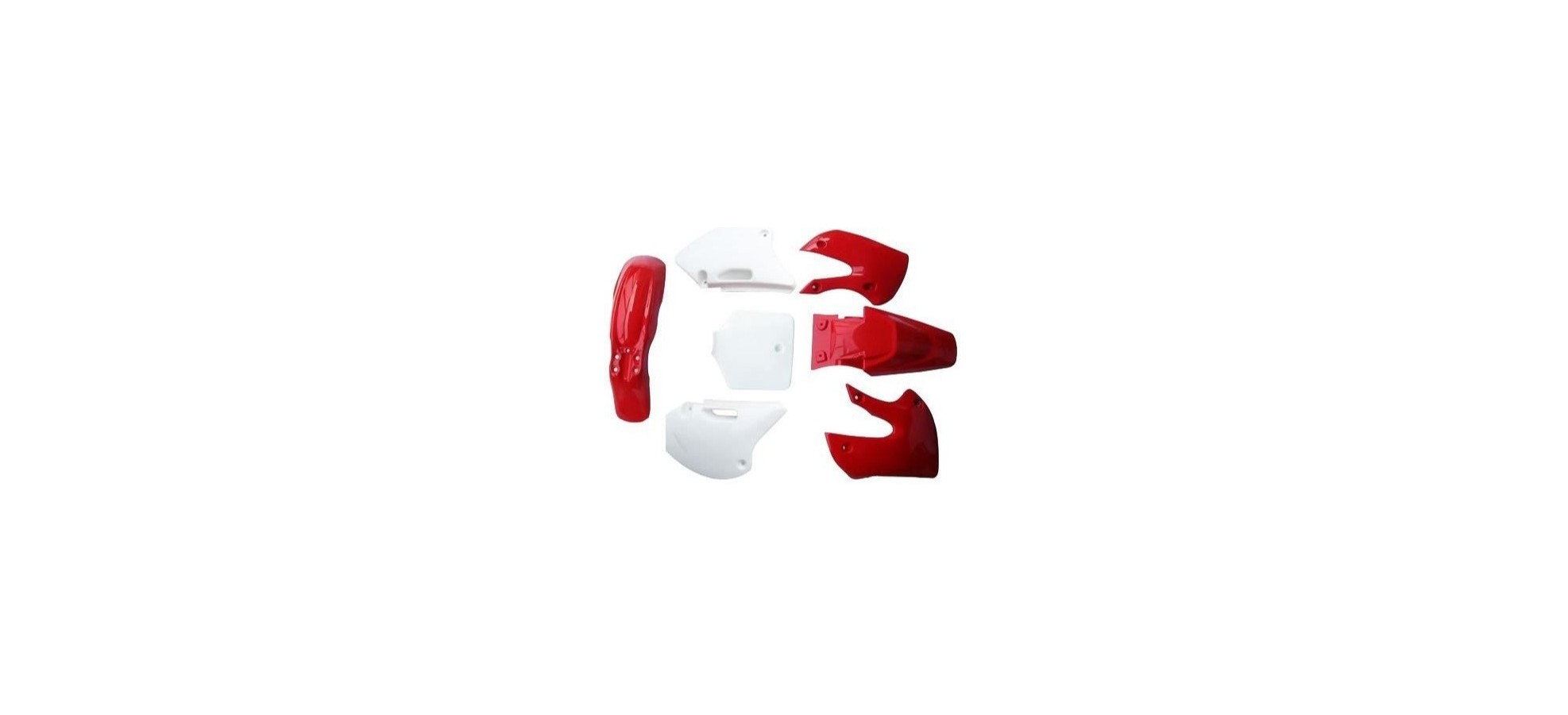 Kit Plastique KLX BBR Rouge