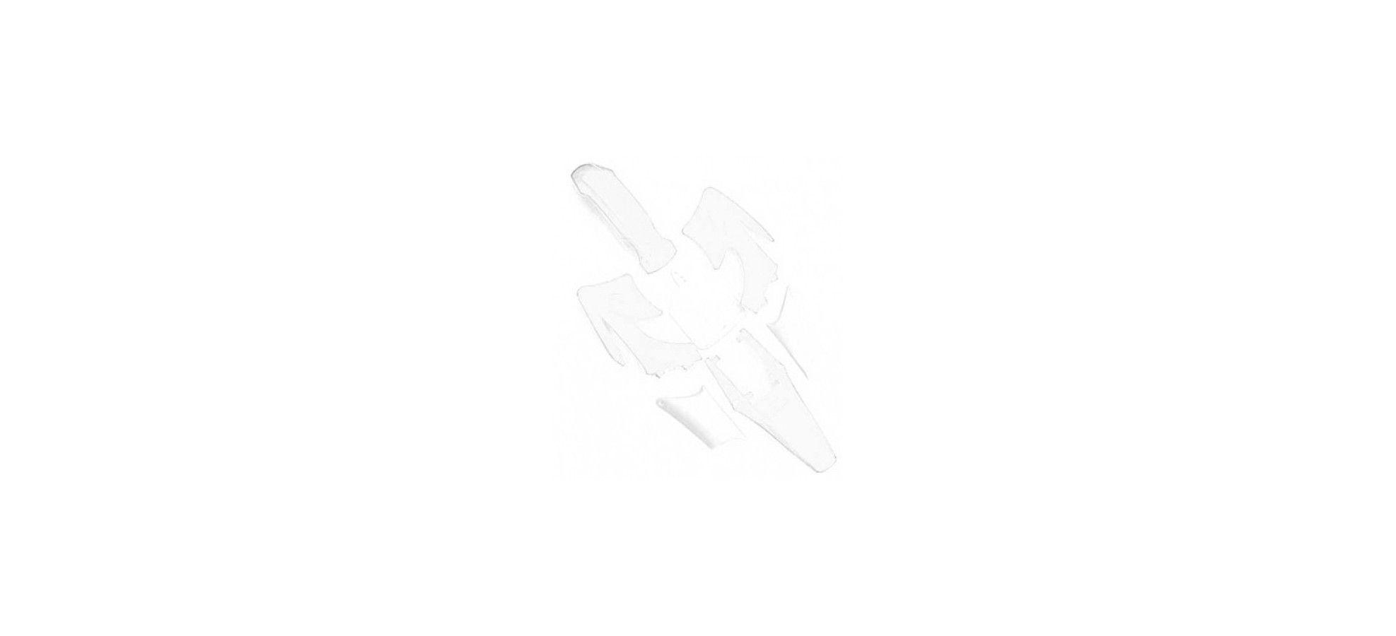 Kit plastique AGB ORION Blanc