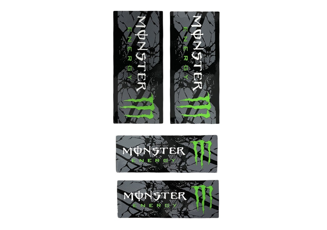 Stickers de fourche et bras oscillant Monster - x4
