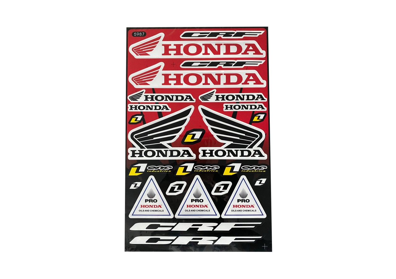 Planche de Stickers Honda