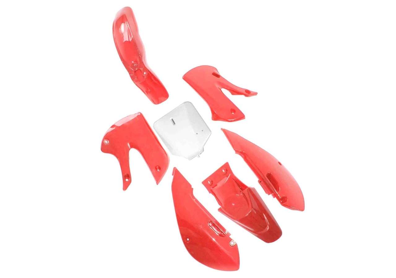 Kit plastique KLX rouge