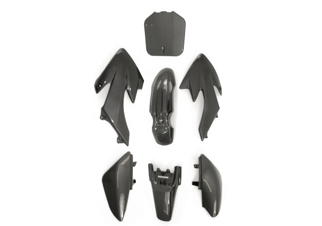 Kit plastique CRF50 carbon