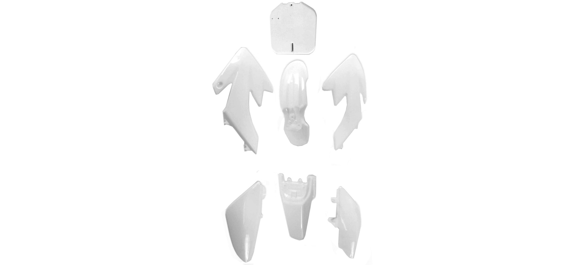 Kit plastique CRF50 blanc