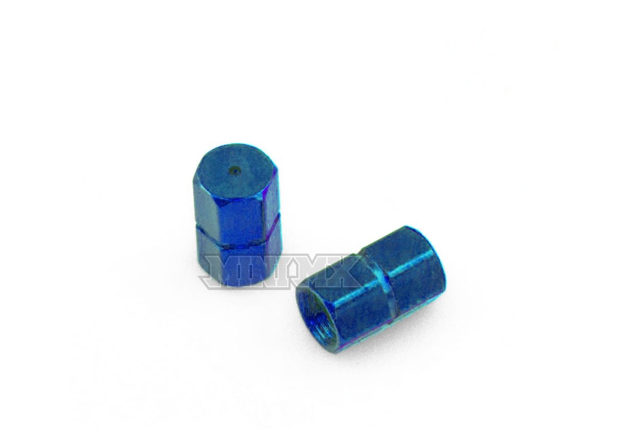 Bouchon de Valve CNC Bleu