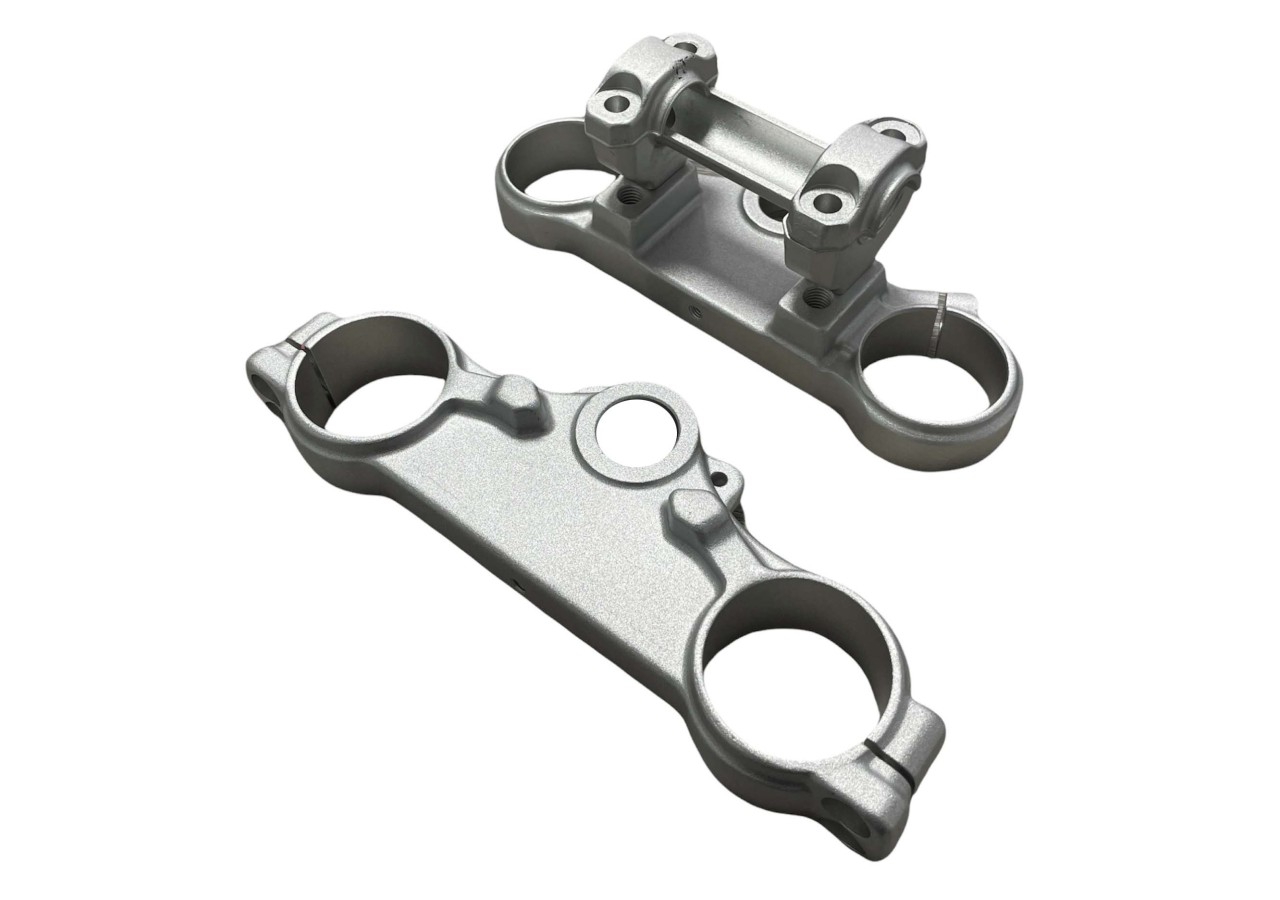 Te de fourche Alu Kayo TD125/TT140 gris