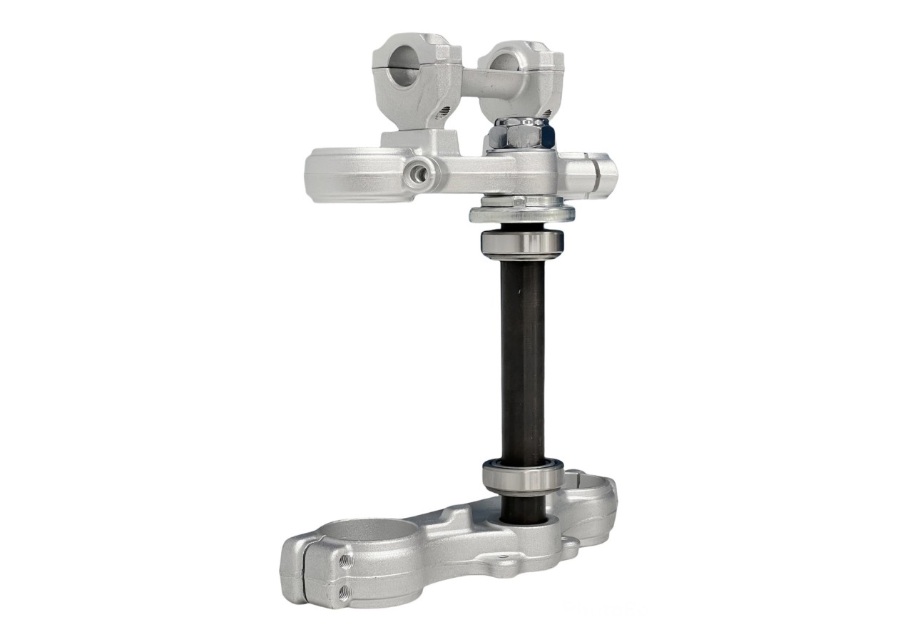 Te De Fourche Alu Complet Kayo TD125/TT140 Gris