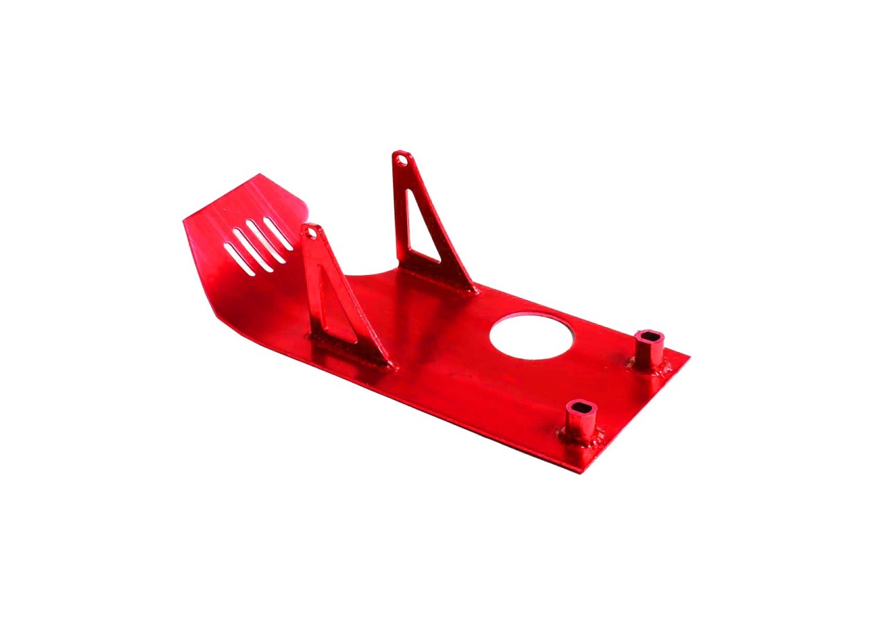 Sabot Moteur Alu Rouge