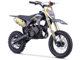 Pit Bike CRZ Fury Double Pot 60cc 2T 10"/12" - Jaune (2024)