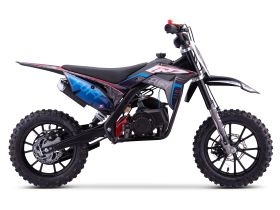 Pit Bike CRZ Fury Double Pot 49cc 2T 10"/12" - Bleu (2025)
