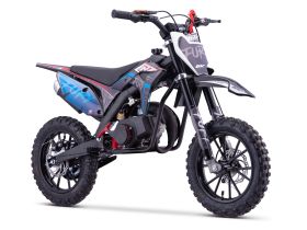 Pit Bike CRZ Fury Double Pot 49cc 2T 10"/12" - Bleu (2025)