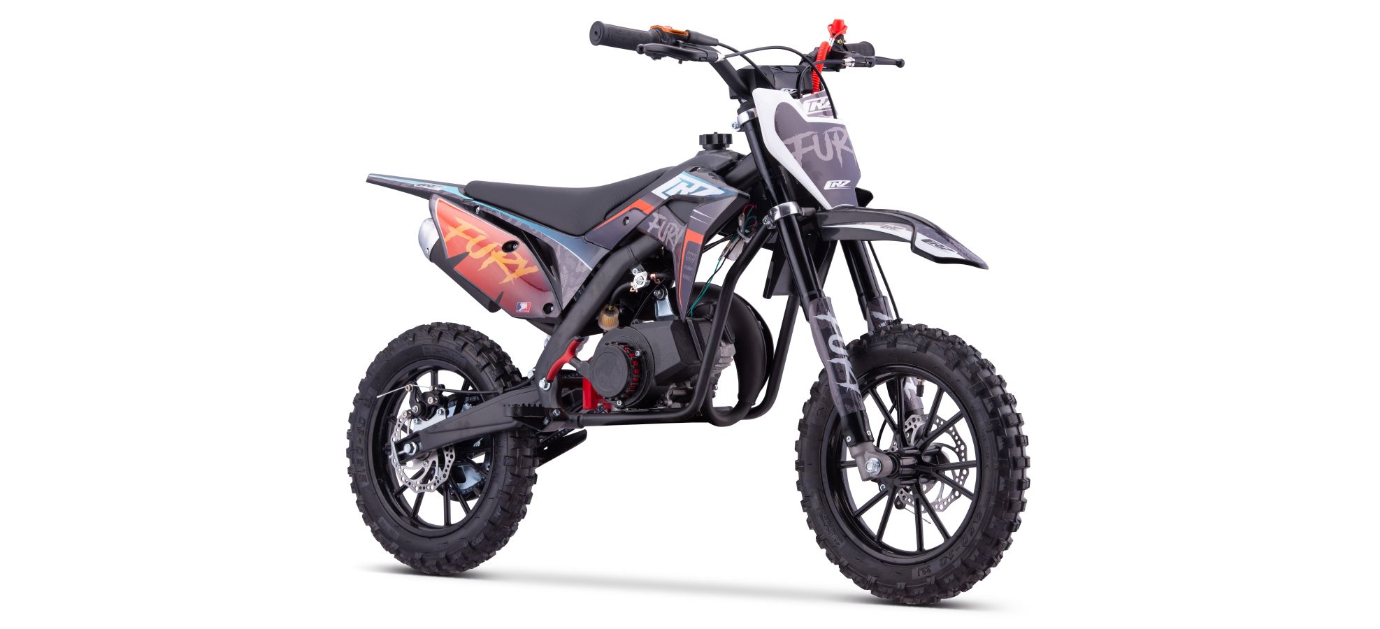 Pit Bike CRZ Fury Double Pot 49cc 2T 10"/12" - Orange (2025)