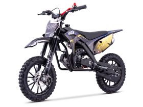 Pit Bike CRZ Fury Double Pot 49cc 2T 10"/12" - Jaune (2025)