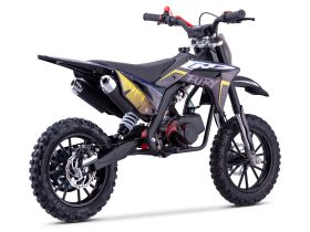 Pit Bike CRZ Fury Double Pot 49cc 2T 10"/12" - Jaune (2025)