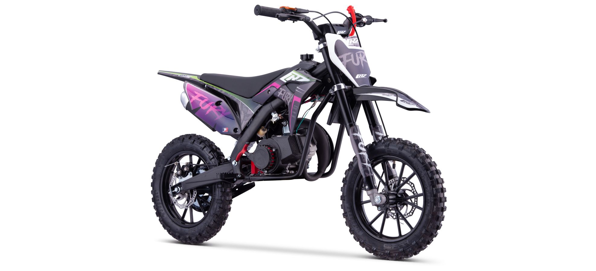 Pit Bike CRZ Fury Double Pot 49cc2T 10"/12" - Violet (2025)