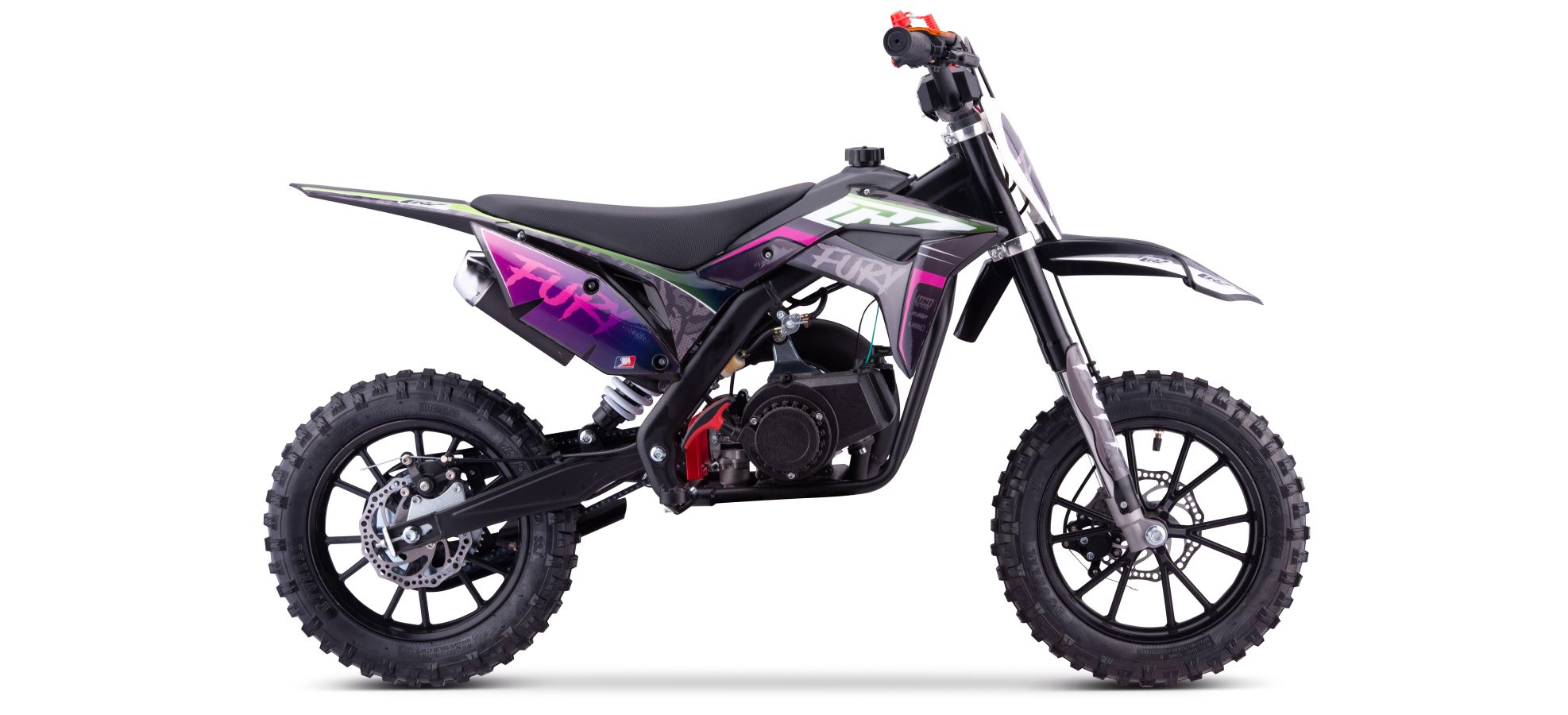 Pit Bike CRZ Fury Double Pot 49cc2T 10"/12" - Violet (2025)