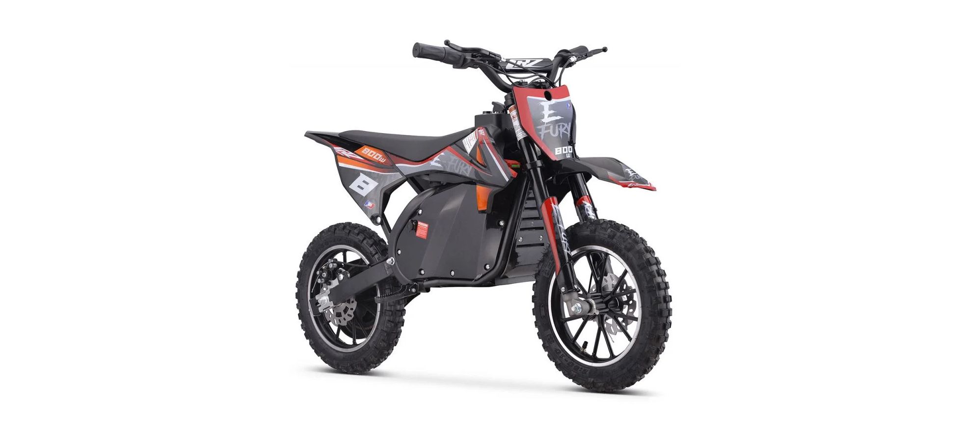 Pocket Bike Electrique CRZ 800W E-Fury- Rouge (2025)