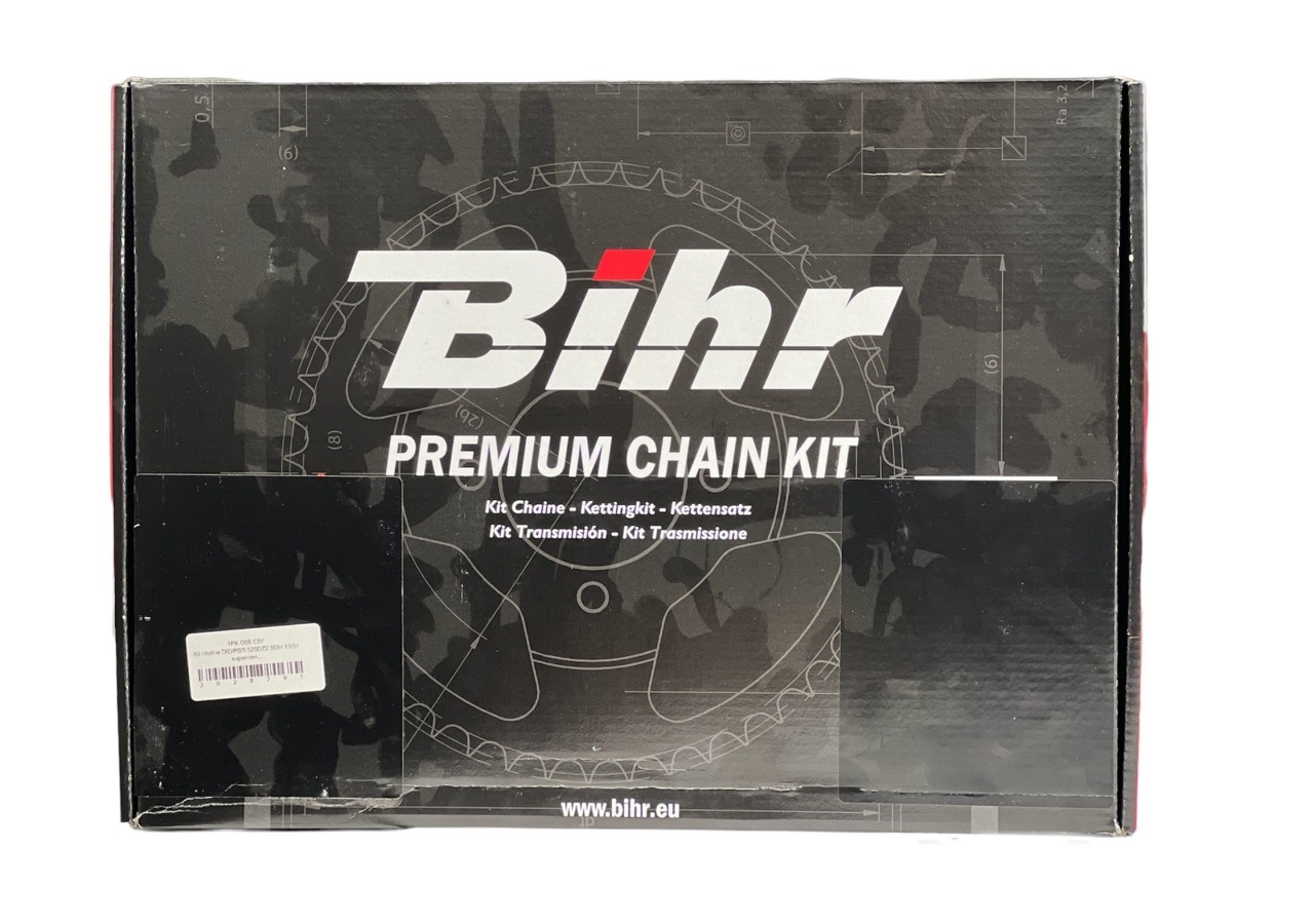 Kit chaîne DID/PBR 520DZ2 SDH 13/51 super-renforcé - couronne standard