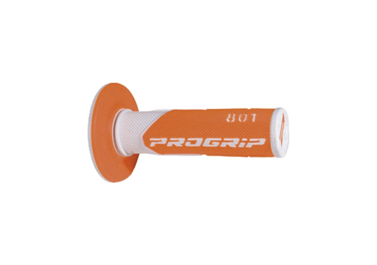 Poignées Pro  Grip - 801 - Blanc/Orange Fluo