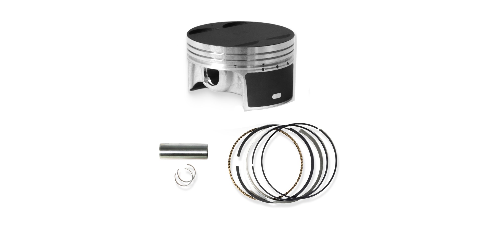Piston complet - 74mm -...