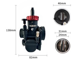 Carburateur Nibbi  - PE28 - CNC ROUGE