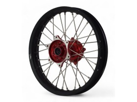 Jante Arrière CNC Alu 18" Motocross - Ø25mm - CNC Rouge