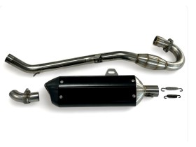 Ligne d'échappement motocross - INOX 4 Perf avec POWERBOMB - 250cc/300cc