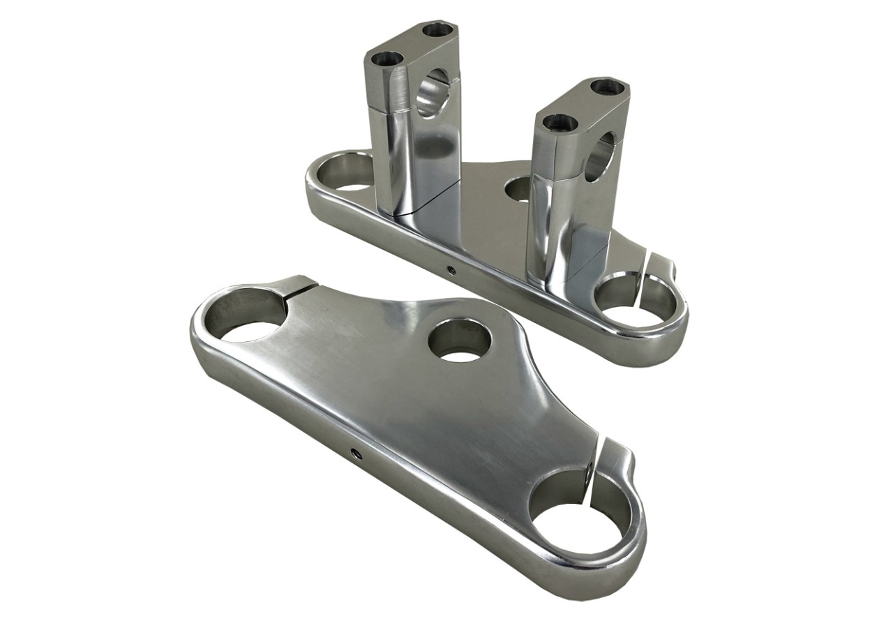 Tés de fourche classic + pontets 22mm