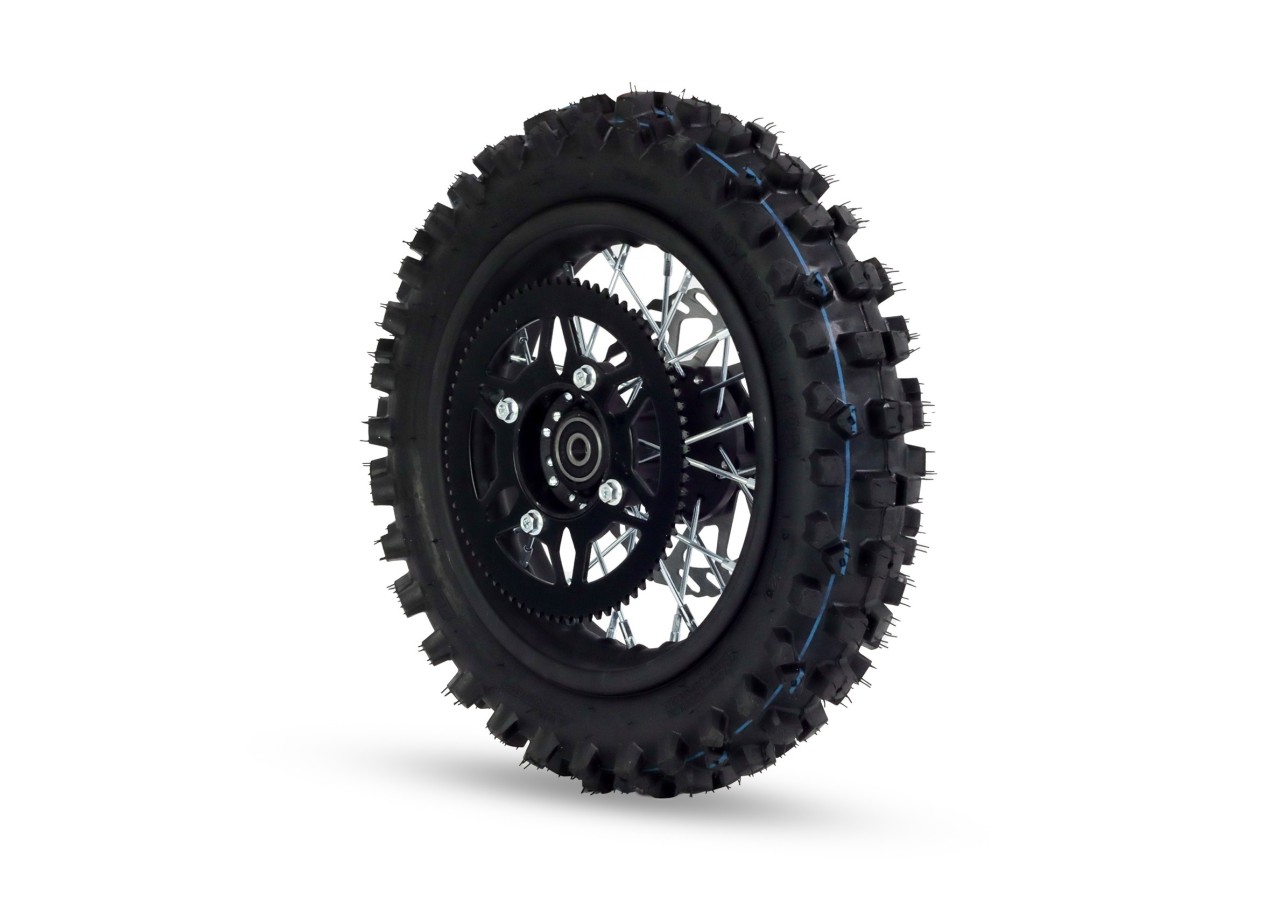 Roue arrière complète 10" - Poket Bike électrique