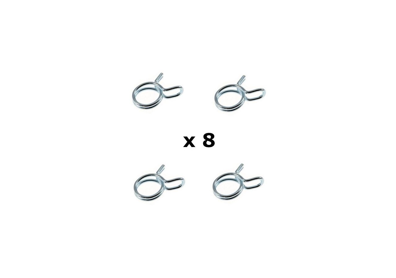 Collier durite d'essence - ø7mm - x8
