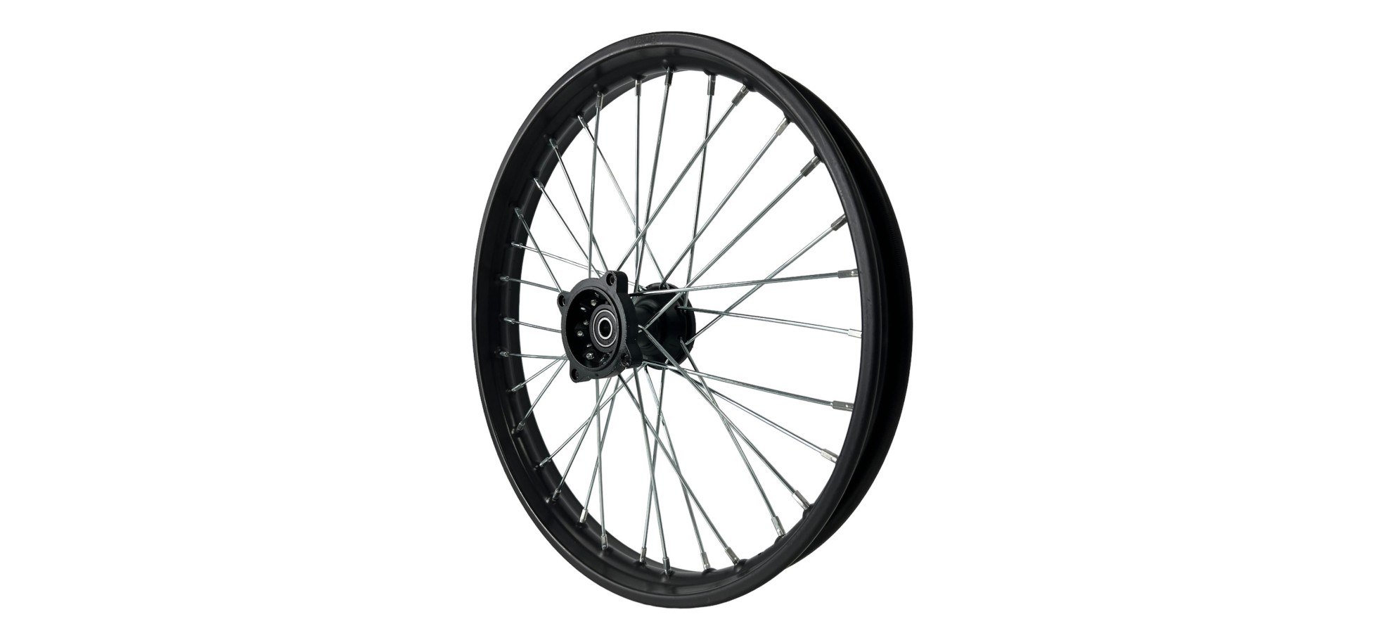 Jante avant acier - 19" (Axe 15mm) - Noir