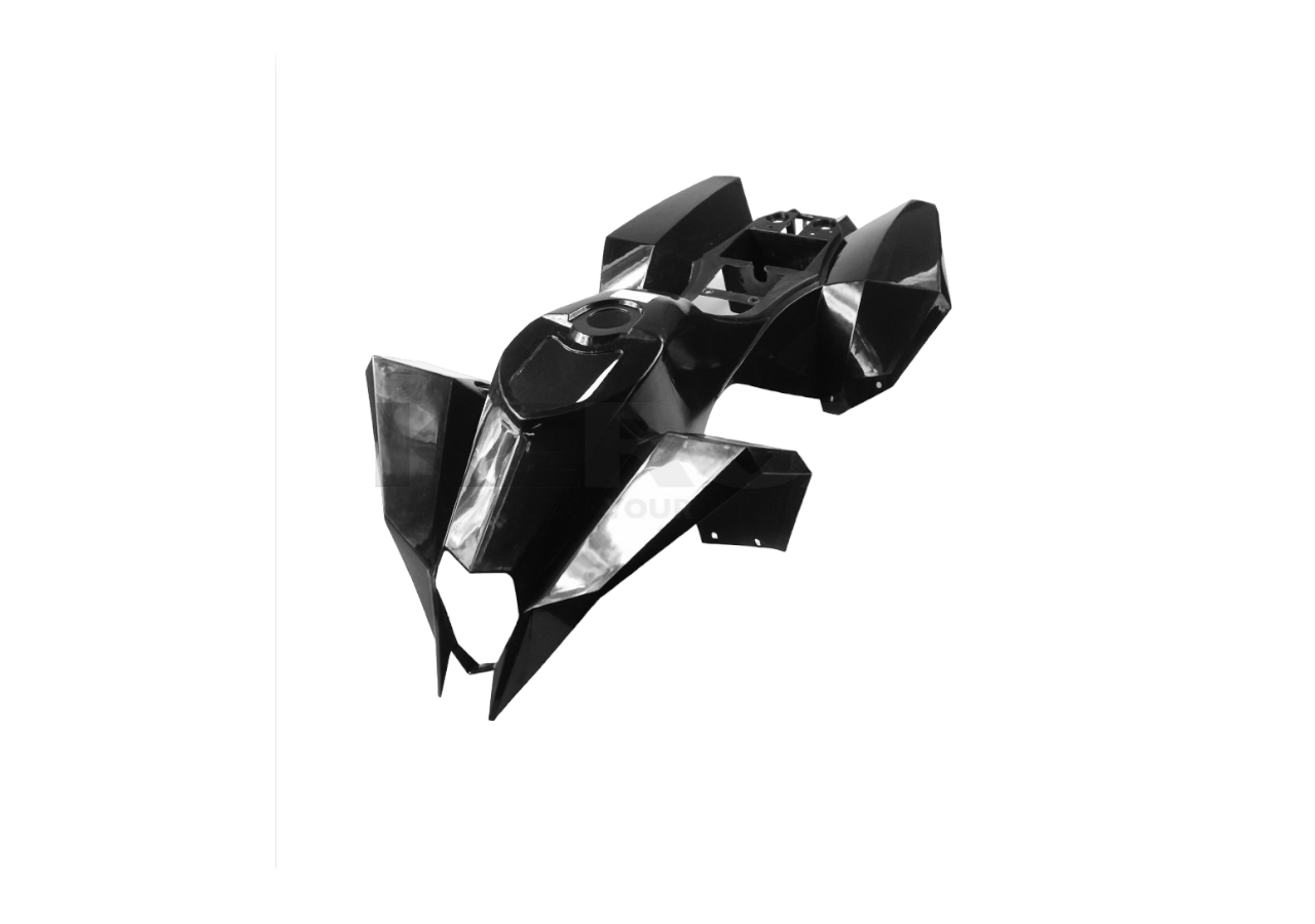 Kit plastique quad 110cc - Noir