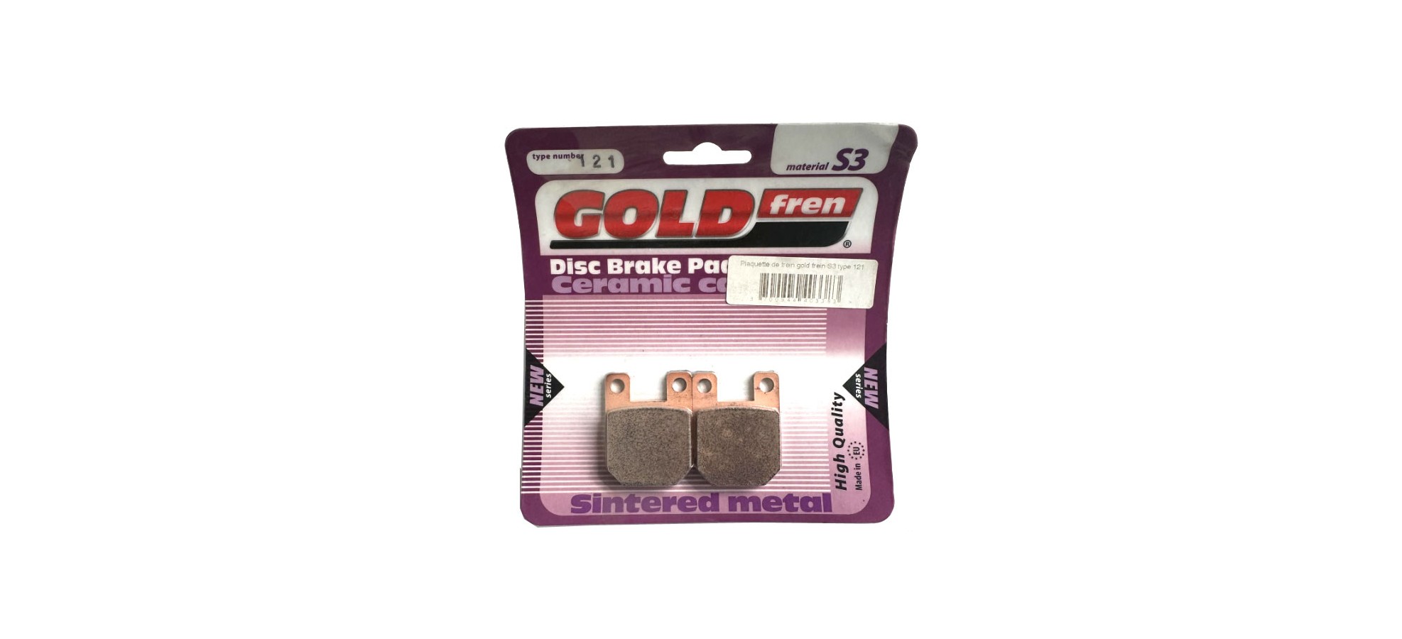 Plaquette de frein Gold -...