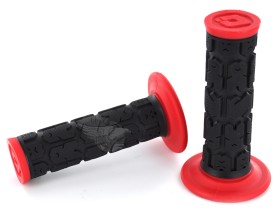 Poignées - ODI Troy Lee Design MX - Noir/Rouge