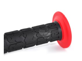 Poignées - ODI Troy Lee Design MX - Noir/Rouge