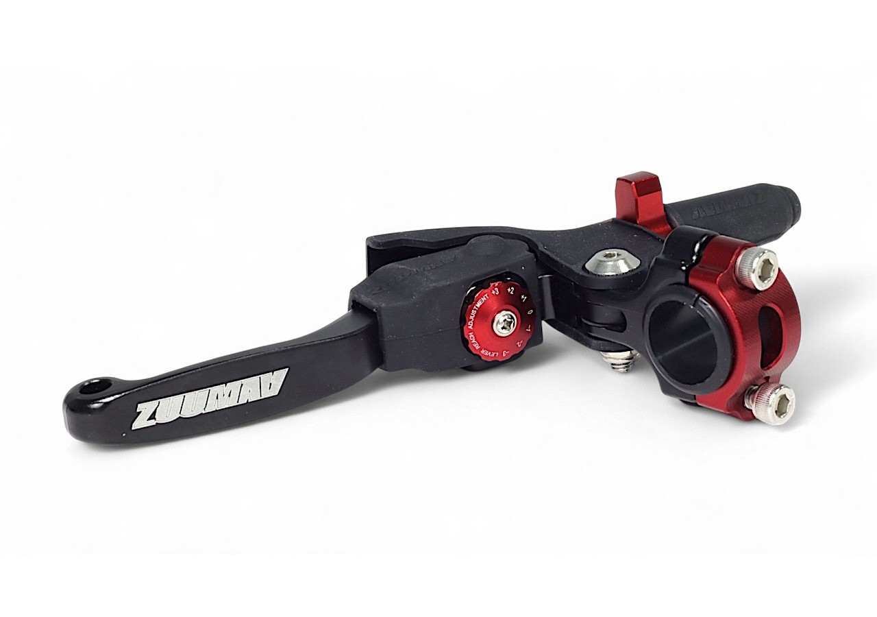 Levier d'embrayage Motocross 4Perf - Sans starter - Repliable/Réglable - CNC