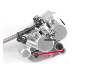 Kit frein avant Double Pistons entre-axe: 51mm