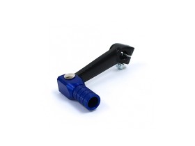 Sélecteur De Vitesse Aluminium Court Noir/Bleu