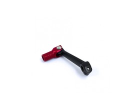 Sélecteur De Vitesse Aluminium Court Noir/Rouge
