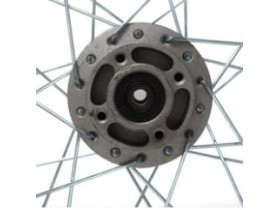 Roue Avant 14" Acier ancienne génèration (Axe Ø12mm)