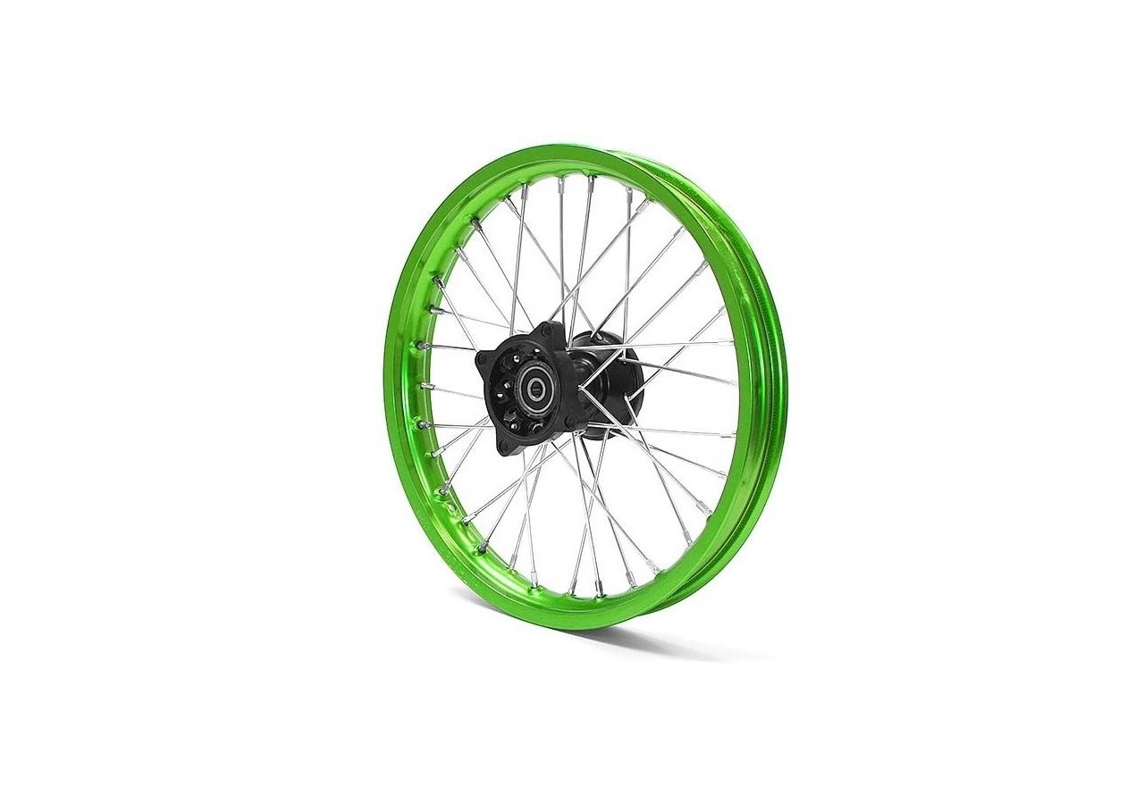 Jante Alu - Avant 12" - (Axe Ø15mm) - Vert