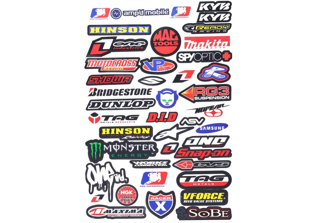 Planche stickers - ONE - Multi-marques