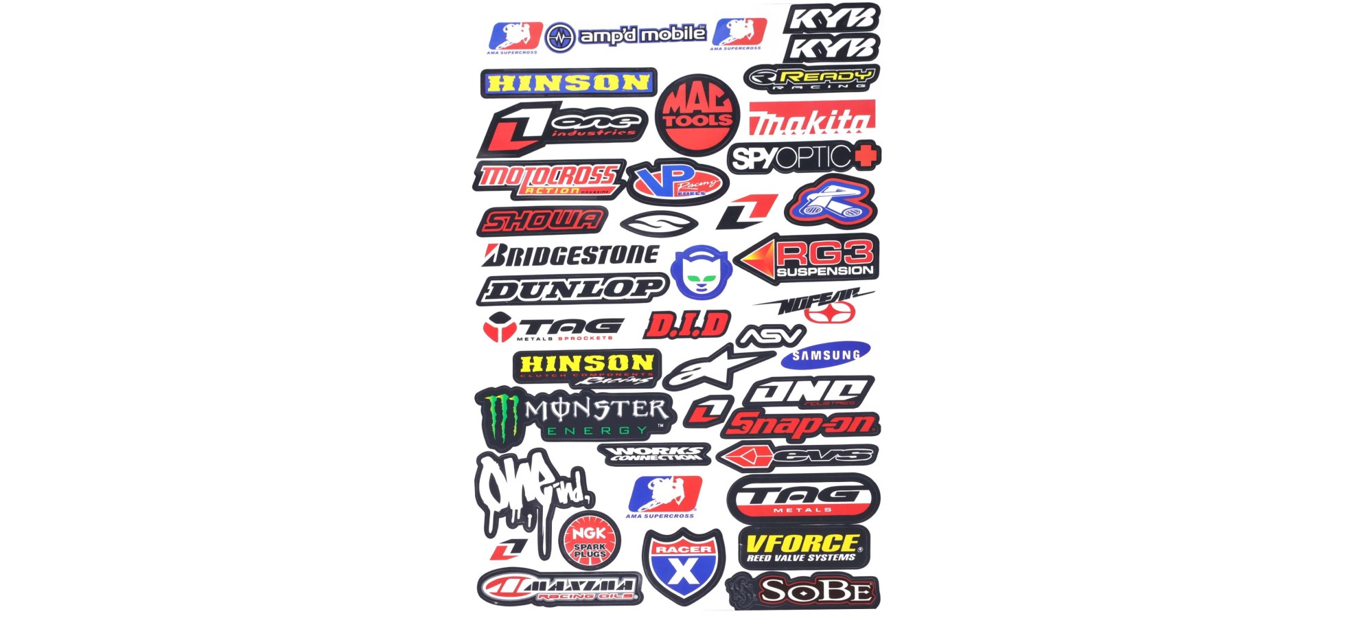 Planche stickers - ONE -...