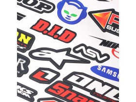 Planche stickers - ONE - Multi-marques
