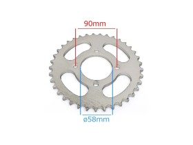 Couronne 428 - Ø58mm - 37 Dents