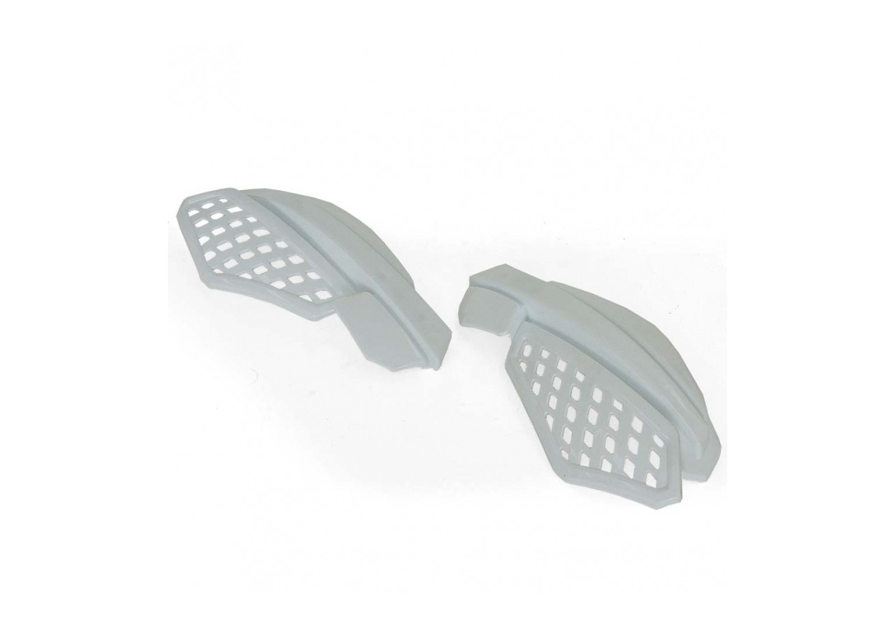 Protèges mains - Guidon Ø22mm - Blanc/Gris