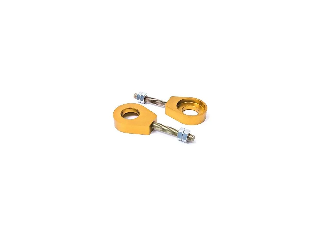 Tendeurs de chaine rond - Aluminium CNC - Ø12mm - Or