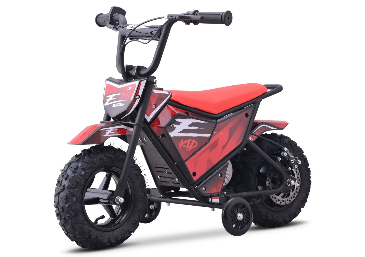 Moto Electrique pour enfant CRZ E-KID E-Kid 250W - Rouge
