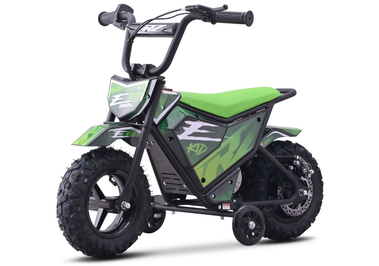 Moto Electrique pour enfant CRZ E-KID E-Kid 250W - Vert
