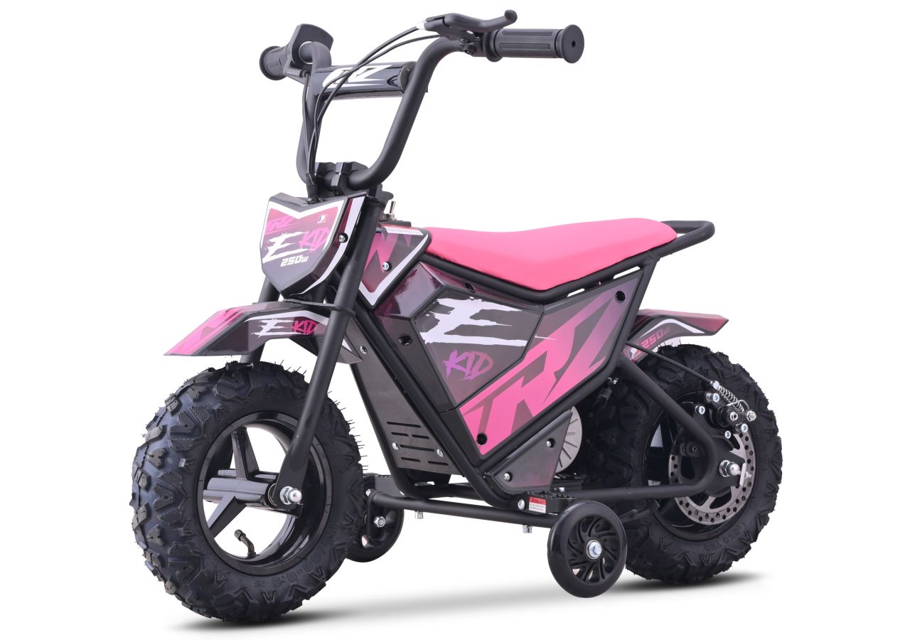 Moto Electrique pour enfant CRZ E-KID 250W - Rose Moto Electrique pour enfant CRZ E-KID 250W - Rose