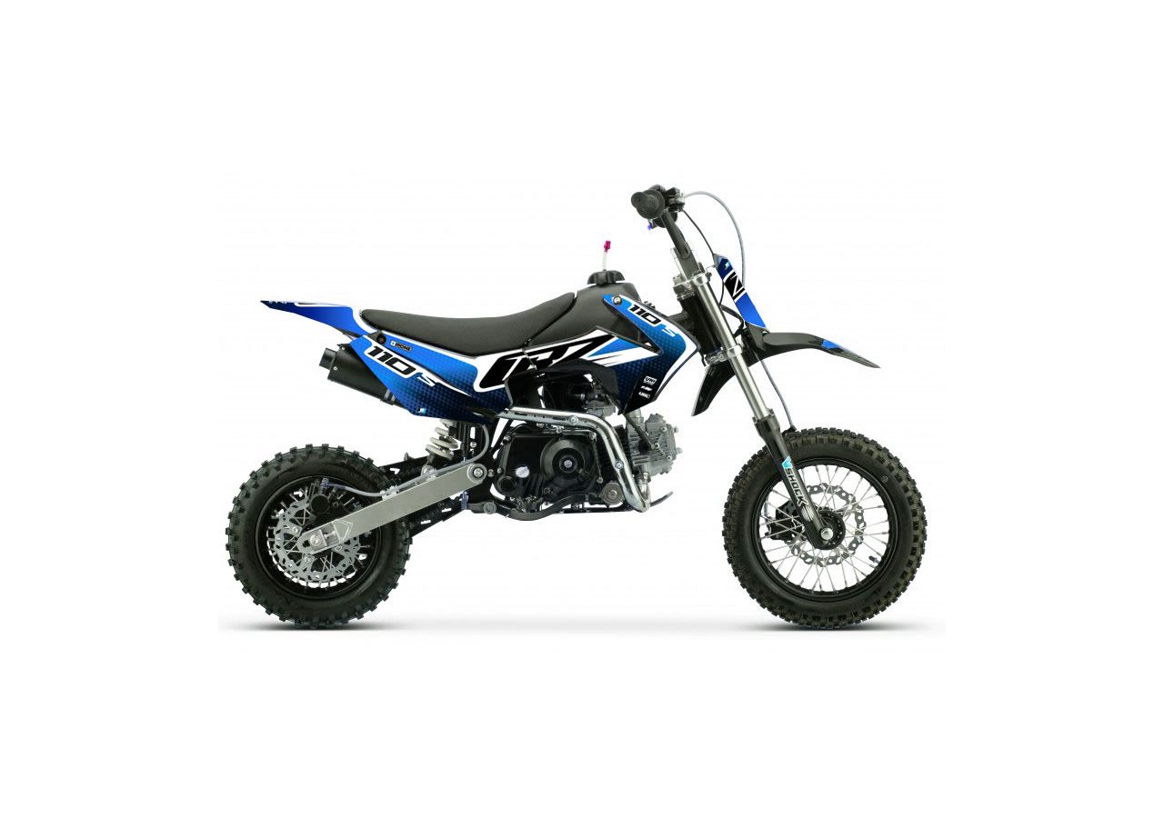 Dirt Bike CRZ S - 110cc Automatique - 10"/12" - Bleu (2025)